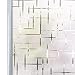 Privacy Window Film White Cross, Self Adhesive Frosted Window Film Removable Static Cling Decorative Glass Window Sticker No Glue UV Blocking Window Cling Blind for Office Kitchen 17.5x78.7inches