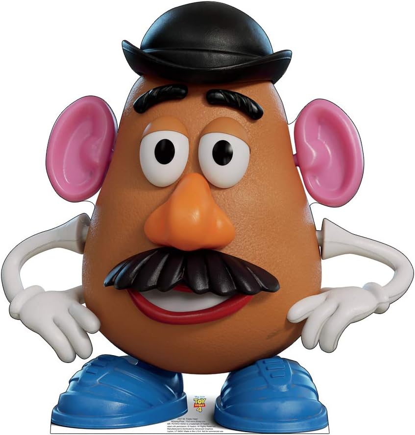 Amazon Com Advanced Graphics Mr Potato Head Life Size Cardboard Cutout Standup Disney Pixar Toy Story 4 19 Film Home Kitchen