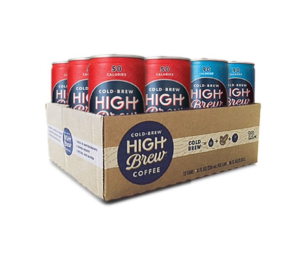High Brew Cold Brew Coffee Double Espresso/Mexican Vanilla Variety Pack 8 Ounce Can (12 Count)