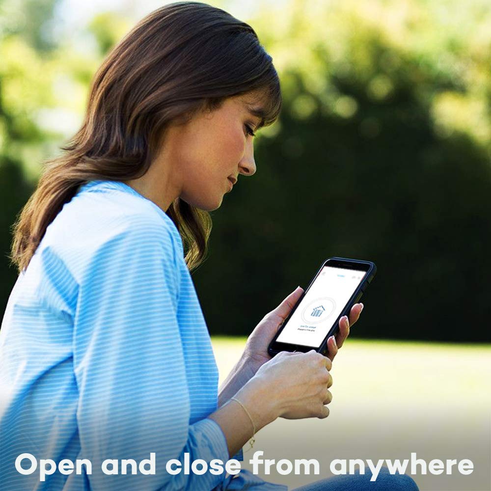 CRAFTSMAN 1/2 HP Smart Garage Door Opener - myQ Smartphone Controlled - Chain Drive, Wireless Keypad Included, Model CMXEOCG472, Red - View 4