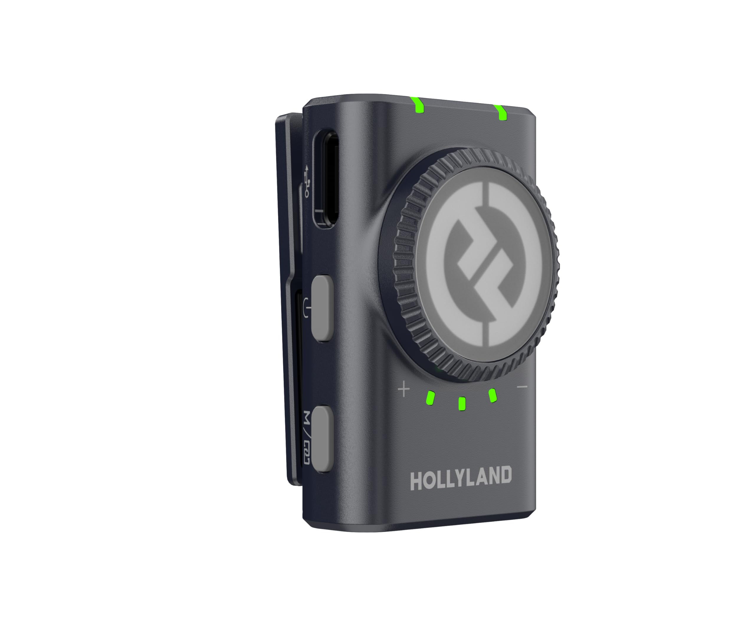 HollyView Hollyland Wireless Microphone Receiver for Camera Compatible with Lark M2 Wireless Tie Microphone System, Black