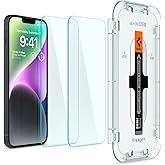 Spigen Tempered Glass Screen Protector Compatible with iPhone 14 Plus/iPhone 13 Pro Max - Sensor Protection
