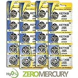 CR2025 Battery - 20 pcs Pack - 3V Lithium Buttom Coin Cell Battery Type 3.0 Volt: 2025 DL2025 ECR2025 Genuine KEYKO Supreme High Energy
