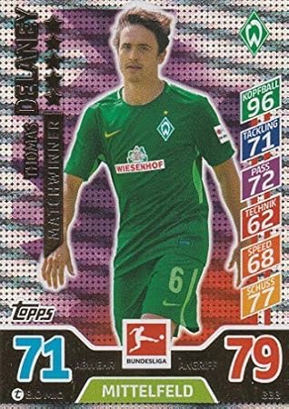 Topps 333 Thomas Delaney Sv Werder Bremen Matchwinner Match Attax Bundesliga 2017 2018 Amazon De Spielzeug