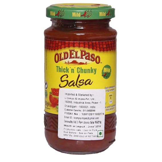Old El Paso Chunky Tomato Salsa 300g Amazon In Grocery Gourmet Foods
