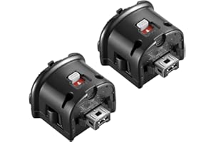 Wii Motion Plus Adapter for Original Nintendo Wii Remote Controller(black,set of 2)