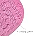 Women's Soft Gridding Coral Velvet Short Plush Lining Slip-on Memory Foam Clog Indoor Slippers (X-Large / 11-12 B(M) US, Purple)