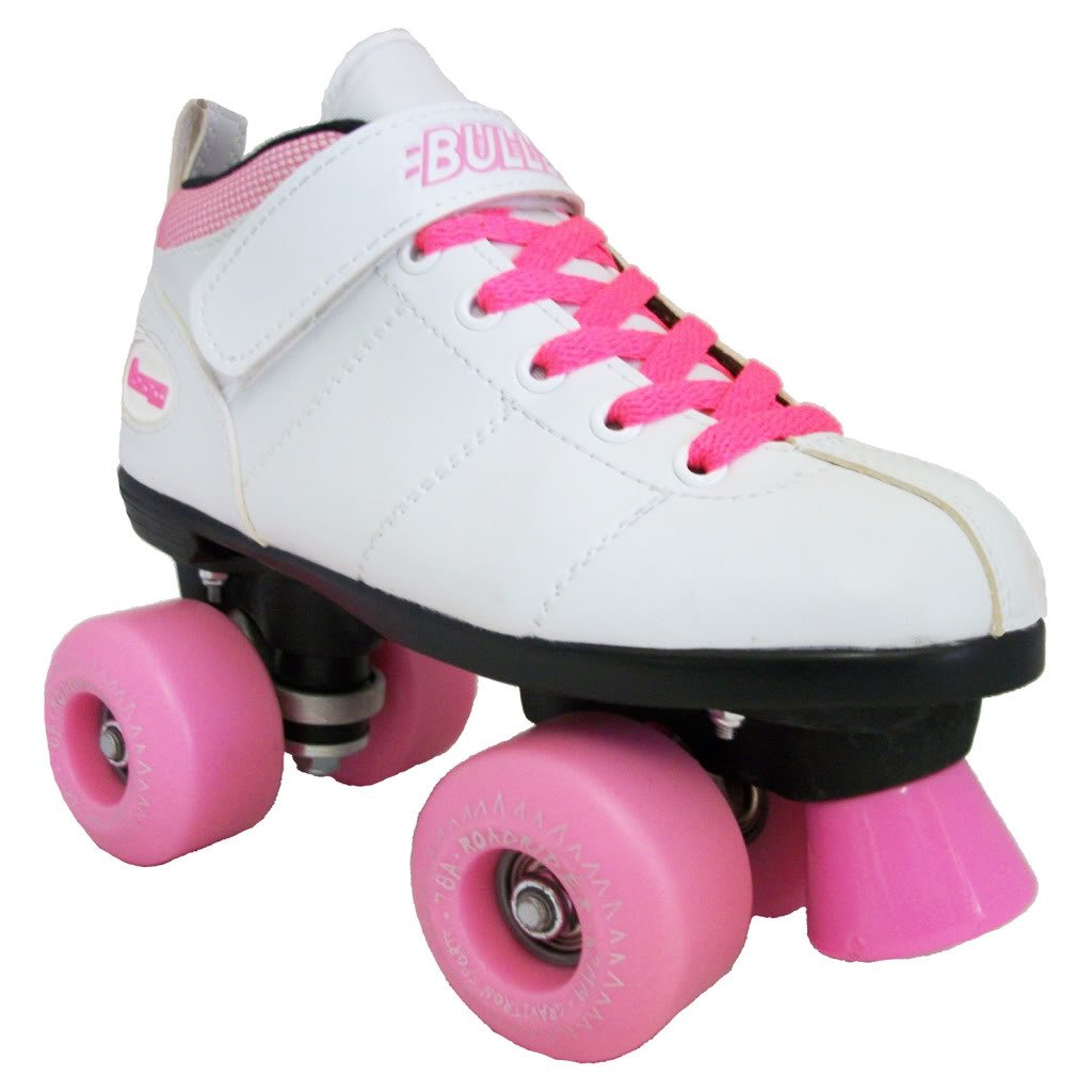 Chicago Bullet Outdoor Speed Skates White Quad Skates