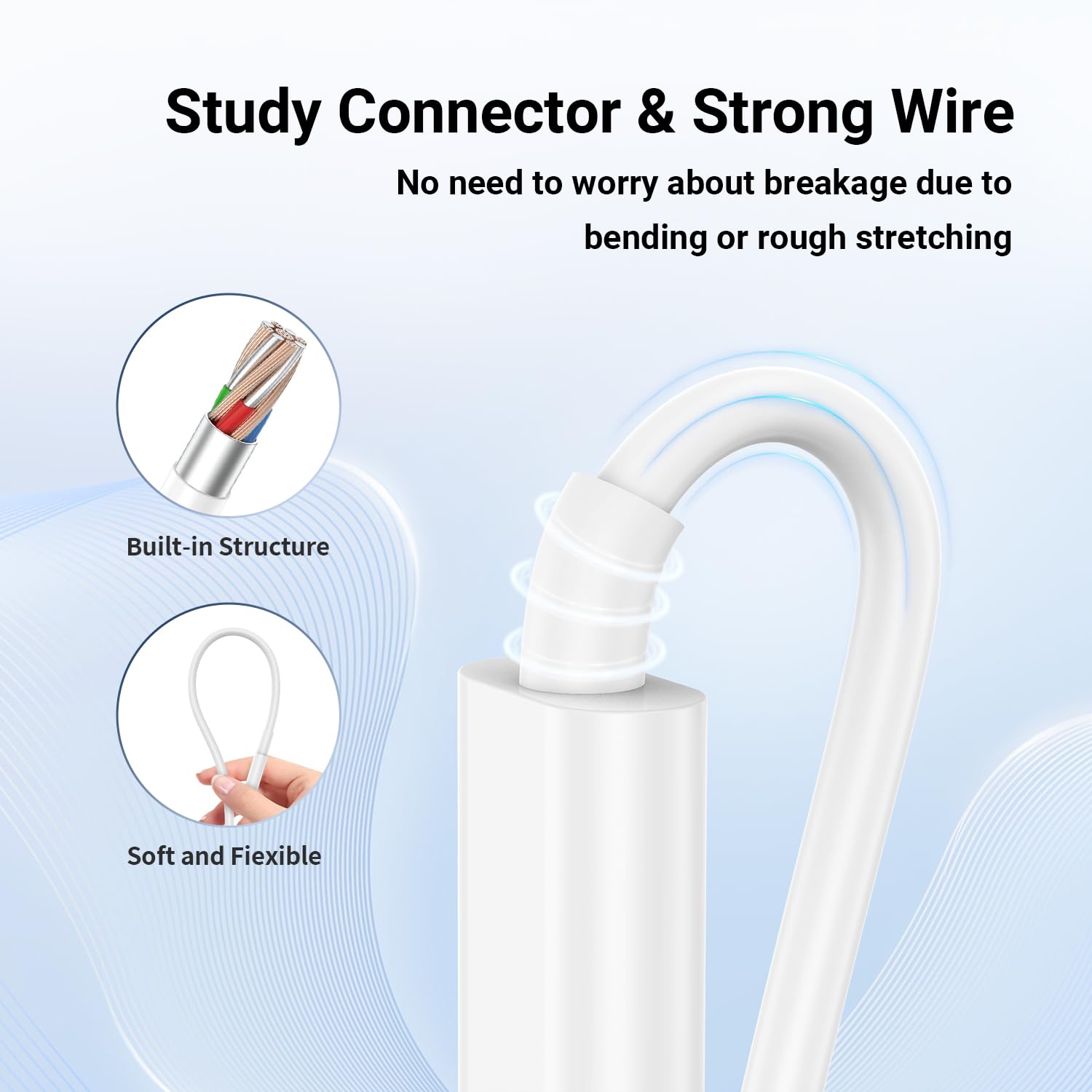 Essri i Phone Charger Fast Charging 10 FT, 3-Pack 20W PD USB C Charger Block with iPhone 14 13 Charging Cable 10 Foot, Compatible with iPhone 14 Pro/13Pro Max/12/11Pro/Mini - White