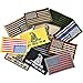 12 Pieces US Flag Patch Embroidered USA Tactical Flag Tags Patch Military Patch American Flag Patches and Military Embroidered Patches