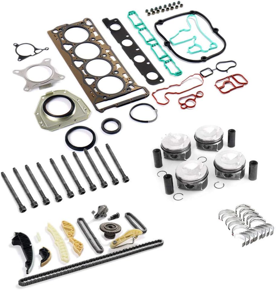 Glyqxa Engine Rebuild Overhaul Kit STD Φ23mm Piston Pin For CC A5 SEAT 2.0 TFSI