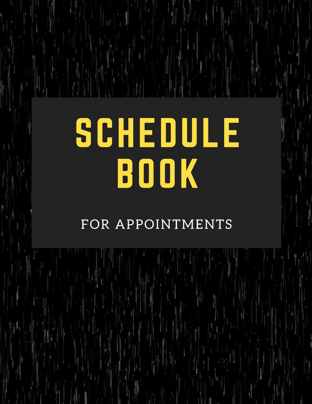 Schedule Book For Appointments 4 Column Undated Appointment Book