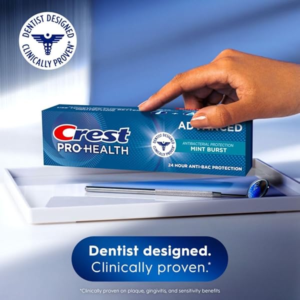 CREST PRO-HEALTH ADVANCED ANTIBACTERIAL PROTECTION TOOTHPASTE – PACK OF 4, 5 OZ TUBES