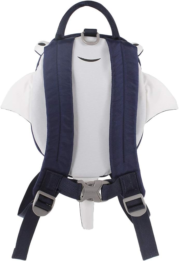 LittleLife Animal Toddler Backpack With Safety Rein, Stingray, Blue - Image 4