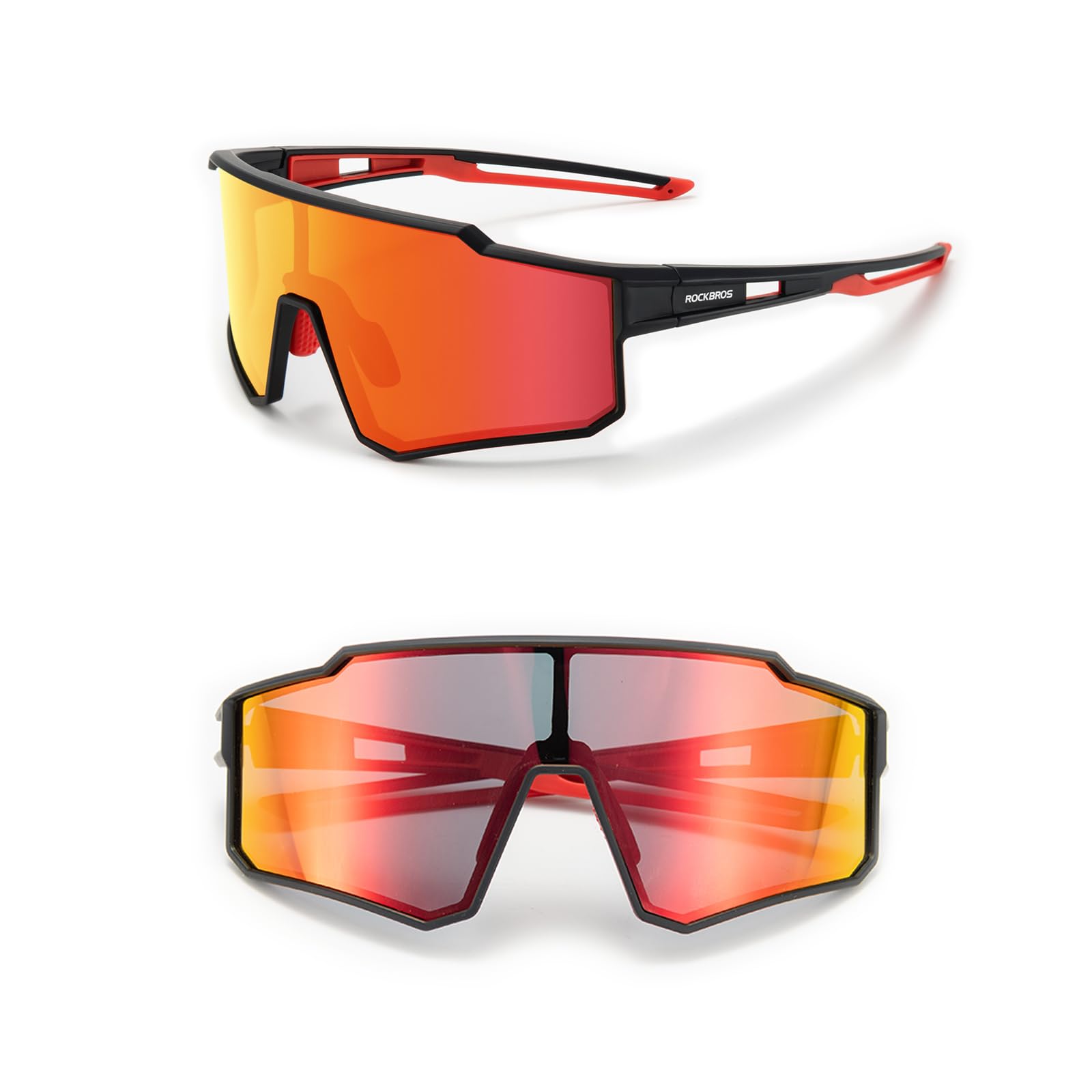 ROCKBROS Cycling Glasses Polarized Outdoor Running Sports Sunglasses Men Women MTB Glasses Windproof Clear UV400 Protection TR90 Frame