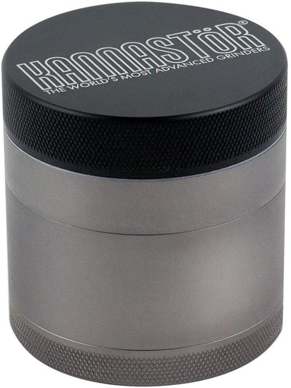 Kannastor Herb Grinder, 2.2", Gunmetal