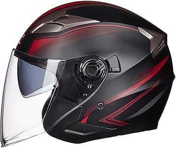 Download Amazon.com: Motorbike Retro Jet Helmet Motorcycle Open ...