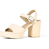 Amazon Essentials Women's Platform Heel Sandal