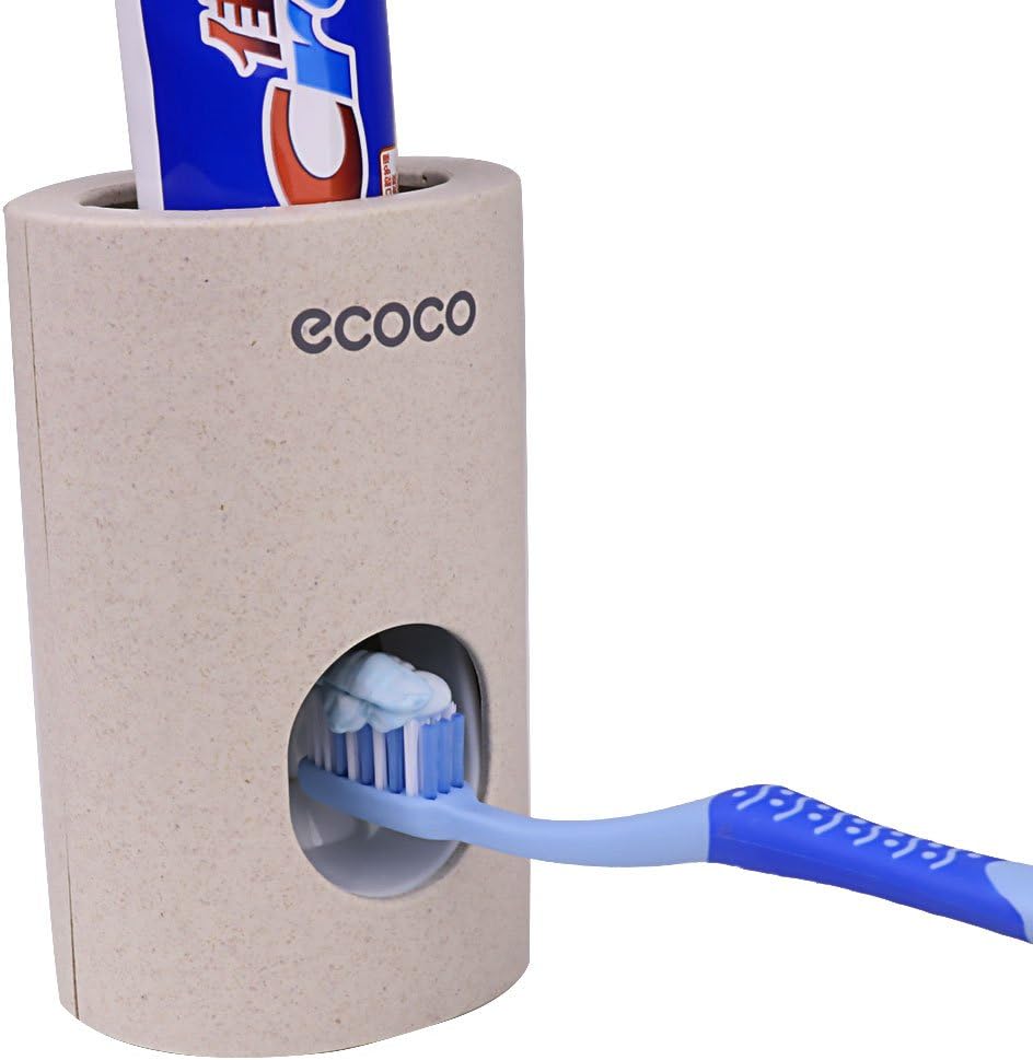 Hands Free Toothpaste Squeezer Automatic Wall Mounted Hygiene Toothpaste Dispenser for Kids Washroom Bathroom 1 Pc One Size