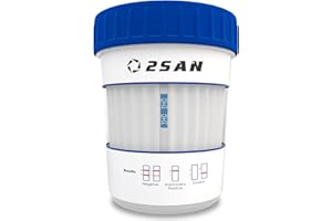 2San THC Urine Drug Test – Sensitive at-Home Marijuana Screening Kit – Detects THC at 15 ng mL – Fast 5-Min Results – Easy & Reliable Cannabis Test Strip (1 Pack, 1 Test)