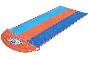 Bestway H20GO Triple Lane Slip and Slide | Inflatable Water Slide for Kids and Adults, Summer Garden Outdoor Toy with Built-in Sprinklers, Multiple Sizes