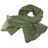 Camouflage Netting, LOOGU Tactical Mesh Net Camo Scarf For Wargame,Sports & Other Outdoor Activities