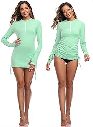 HISKYWIN Women's Long Sleeve UV Sun Protection Rash