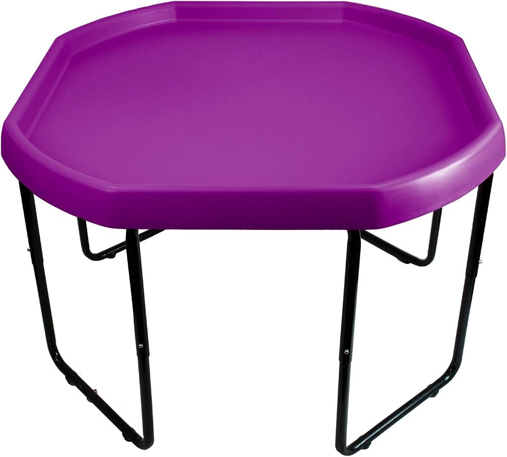 simpa Large 100cm Plastic Sand & Water Pit Tray Purple with Adjustable Stand