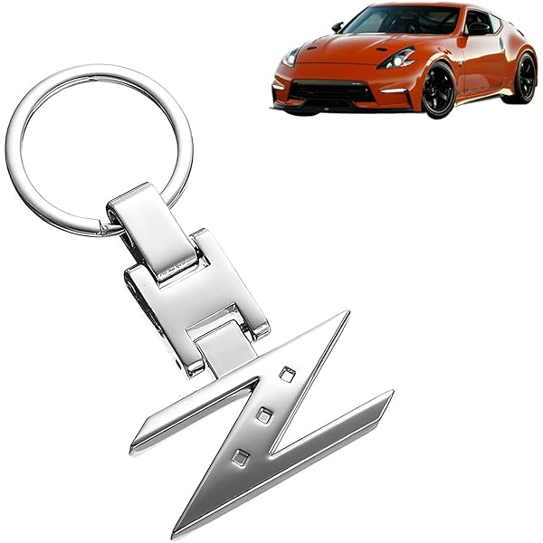 Amazon.com: iPick Image for Nissan 350Z Z Logo Real Black Carbon