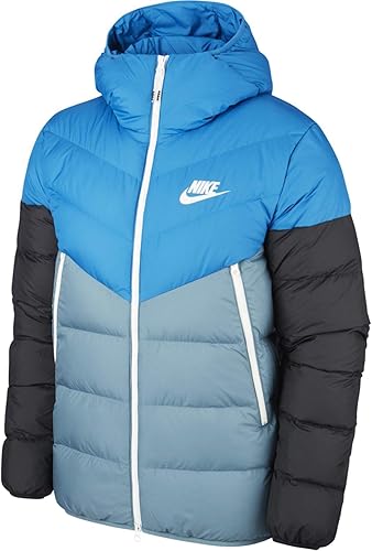 sportswear windrunner down fill men's hooded jacket