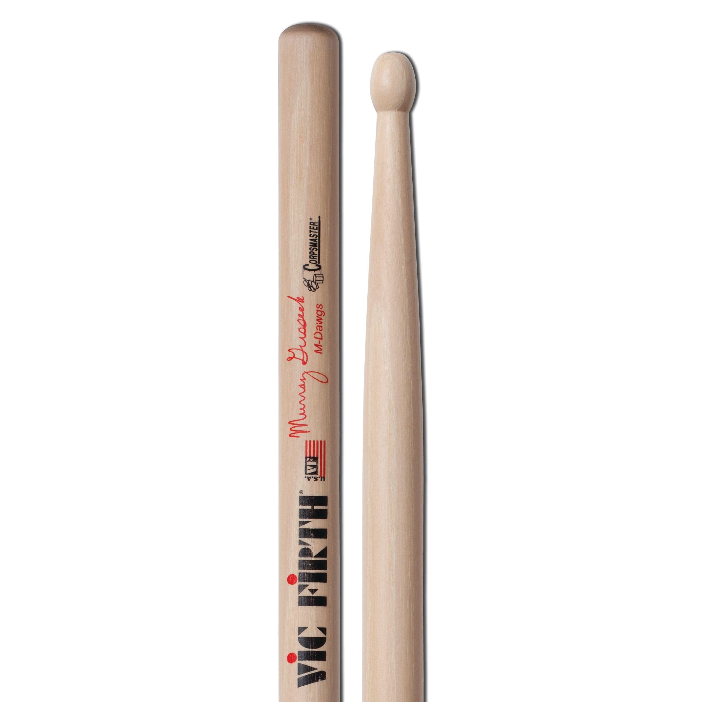 Vic FIrth - Corpsmaster® Signature Series Snare Drumsticks - Murray Gussek - Wood Tip