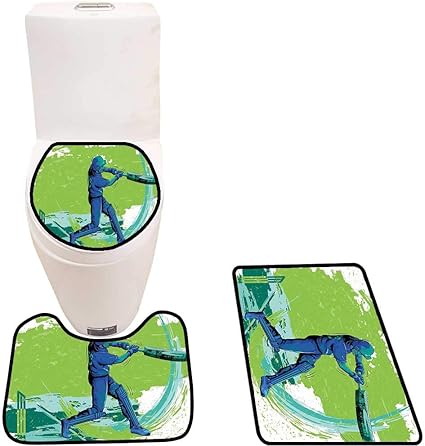 Amazon バスルーム ノンスリップフロアマット アソートスポーツバナー テージ グランジテニス サッカーボール スポーツ パブ 洗濯機洗い可 16 9 X15 7 23 6 X23 6 31 X23 6 Youdeem Tablecloth 浴室足ふきマット 通販