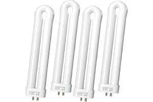 STITOKG 4 Pcs 15-Watt 4-Pin Base Replacement Bulb - Compatible with Black Flag BB-15WHT/BZ-15/BZ-20, for Flowtron BK-15D/BF-35, for Stinger FP15/TZ15, for B1515-4, for Hemiua T6 Pro - Also Fits Most 15W Bulbs