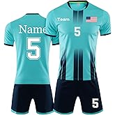Custom Jersey Soccer for Men Women Soccer Uniforms for Kids with Name Team Number Logo