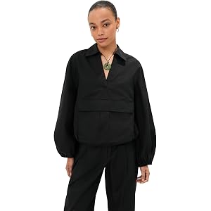 LE BOP Women's Tate Poplin Pullover