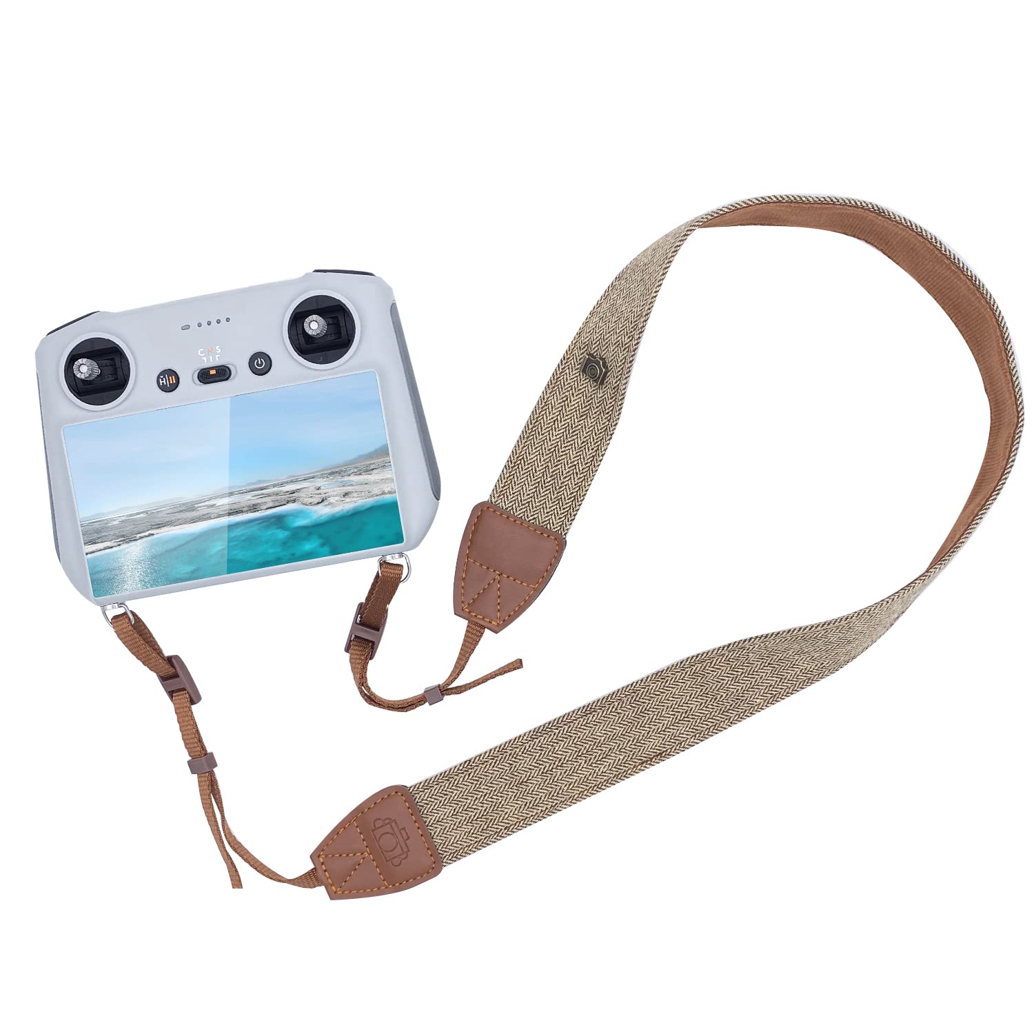Honbobo Lanyard Strap Accessories for DJI Mavic 3 Classic/DJI Mini 3 Pro/DJI Mavic 3/DJI Mavic 2/DJI Air 2S/DJI Mavic Air 2 (Brown)