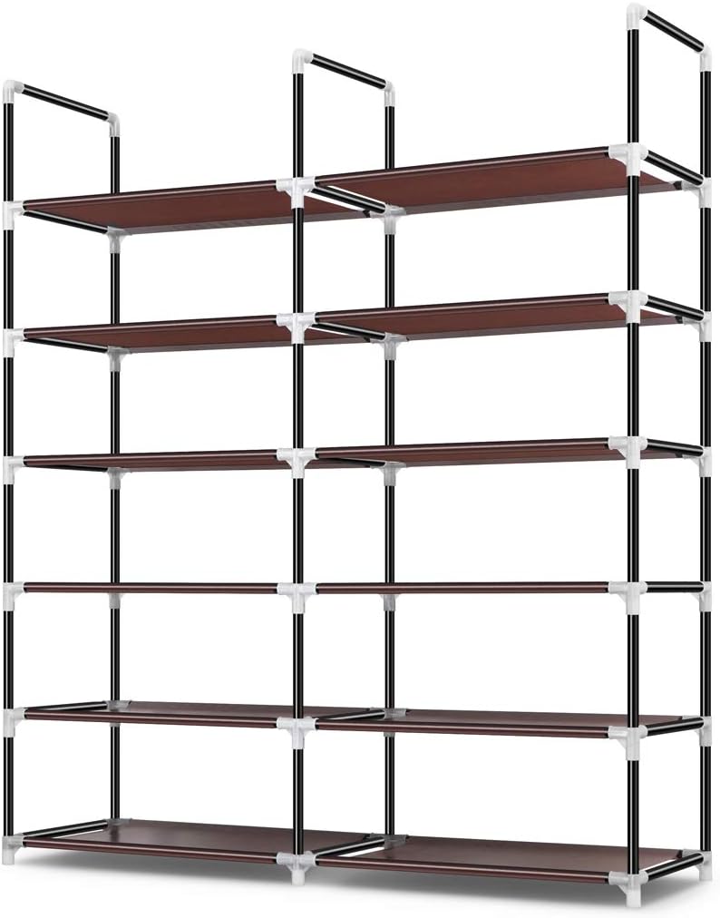 free standing shoe rack on 50 Pair 10 Tier Shoe Rack Tower Organizer Space Saving Storage Free Standing Ma Home Garden Household Cleaning Supplies