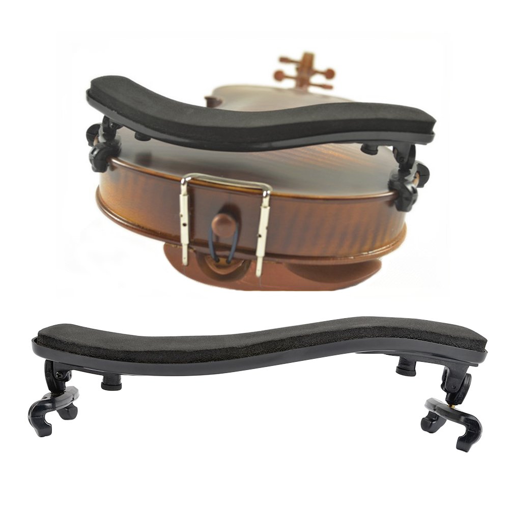 TIMESETL Violin Shoulder Rest for 4/4-3/4 Adjustable Pad Soft EVA Foam and Hard Rubber