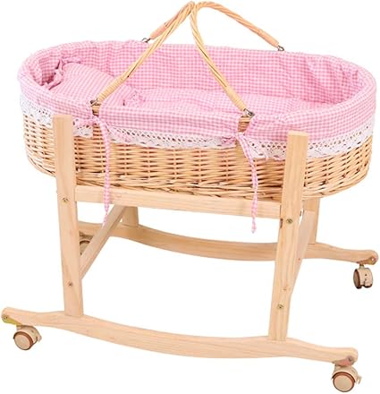 GOUO@ Baby Moses Basket Cuna Recién Nacida Cesta De La Compra ...