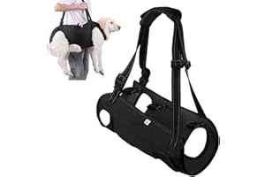 Dog Lifting Strap, Dogs Lift Harness, Adjustable Full Body Dog Sling Carrier with Handle for Elderly Dogs Joint Injury Arthri