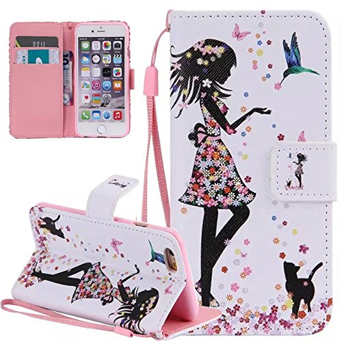 iPhone 7 Plus Cases,iPhone 7 Plus Protective Case,Lincde Linycase PU Leather Case Wallet Flip Stand [Flap Closure] Case+Lanyard for iPhone 7 Plus 5.5