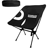 Lightweight Folding Camping Chair for Adults | Heavy Duty 270lbs Capacity Compact Backpacking Hiking Chair &ndash; Portable Durable Outdoor Chair with Ergonomic Support