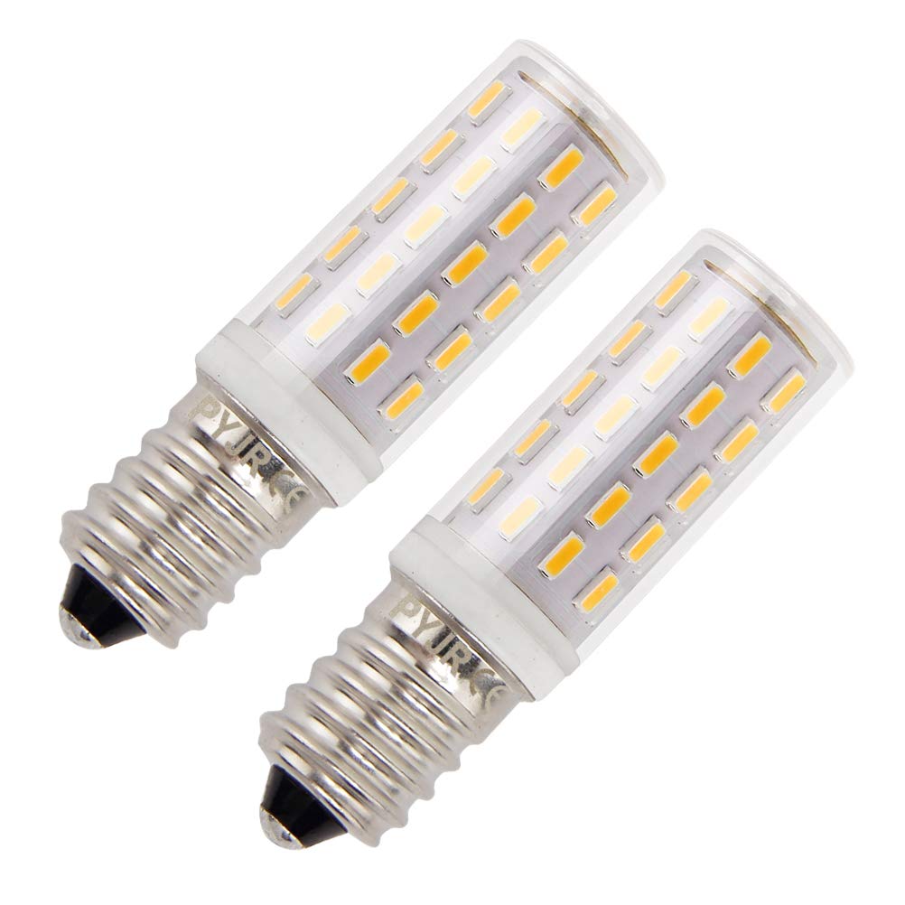 PYRJIN E14 LED Bulb 5w, Equivalent 45W Warm White 3000K Small Edison Screw, 400Lumens Ac220-230V Non Dimmable (Pack of 2)