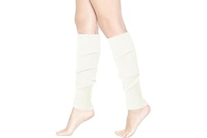 HEMOUR Leg Warmers for Women Girls Ribbed Knit, Fall Winter Gifts, Legwarmers Socks Y2K Fashion Yoga Ballet Dance Sports