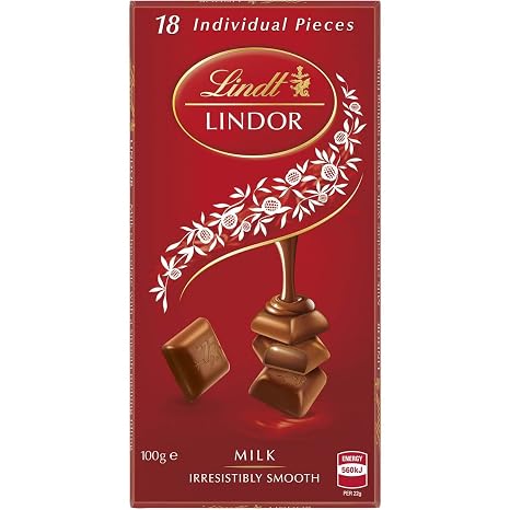 Lindt Lindor Vollmilch Schokolade Pralinen Stuckchen 18st 100g