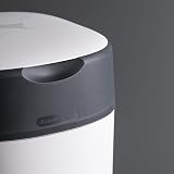Tommee Tippee Twist and Click XL Nappy Bin White with Refill Cassette view 6