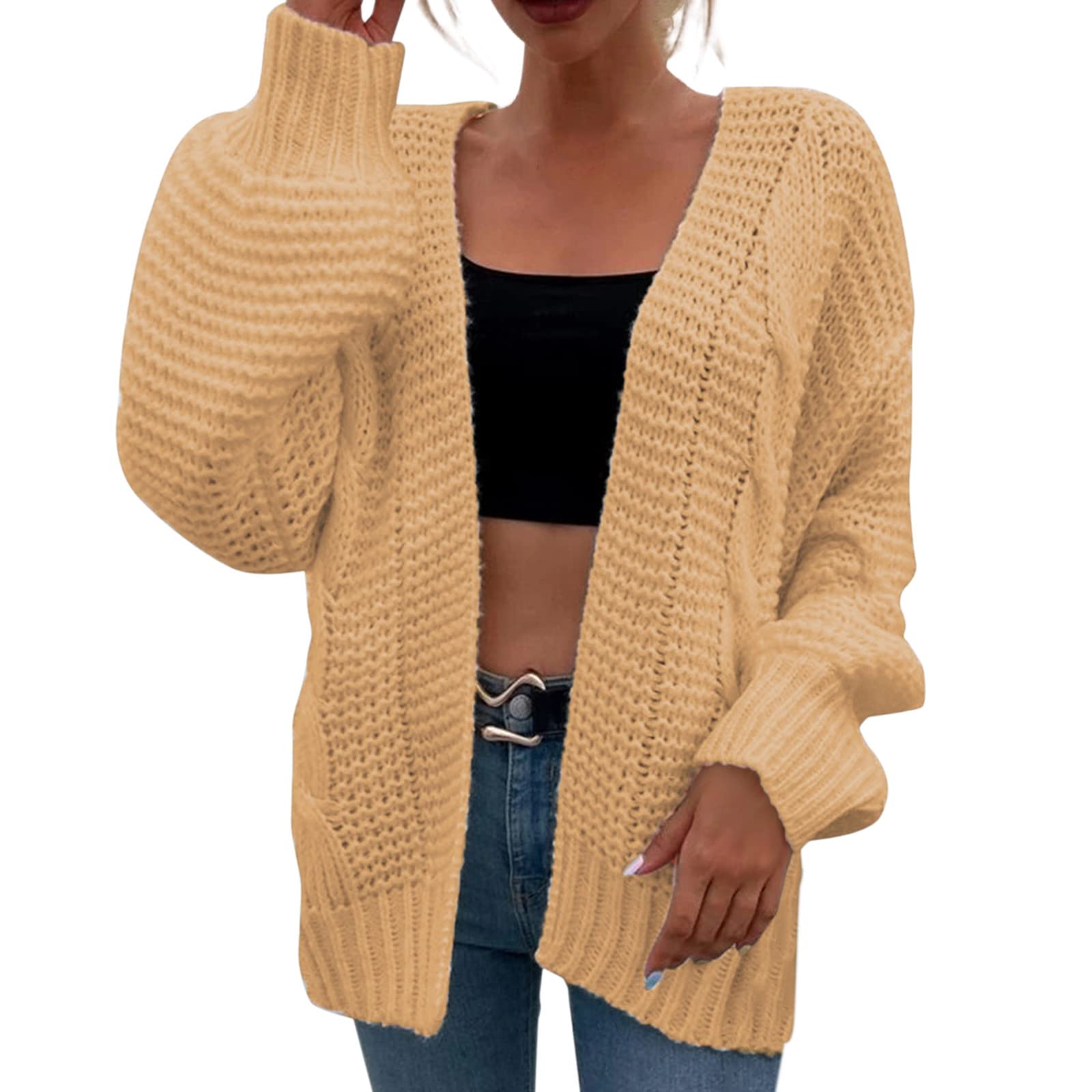 ADJHDFH Short Sleeve Sweater For Women Beach Kimono