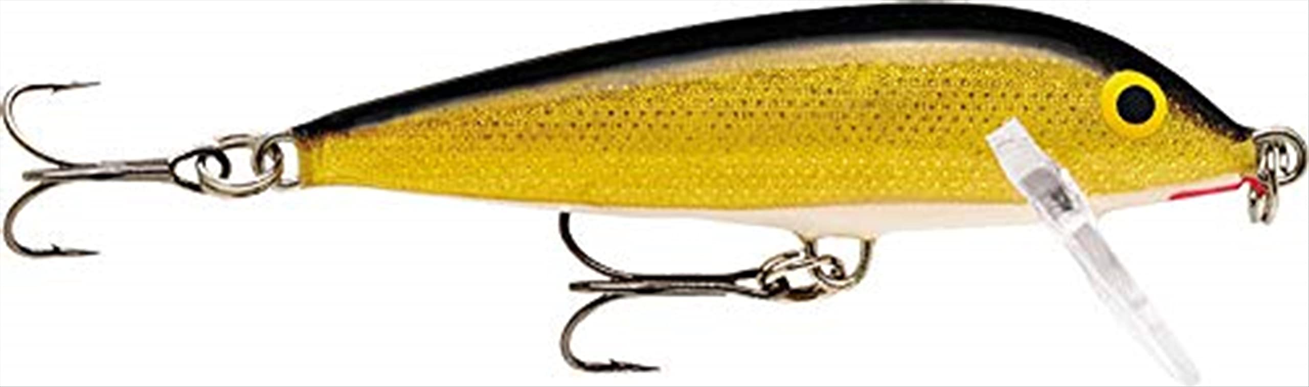 Rapala CountDown Lure with Two No. 7 Hooks, 1.5-2.4 m Swimming Depth, 7 cm Size, Gold