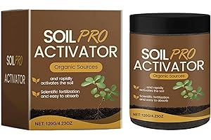 Soil Activator for Plants, Soil Activator – 120g Humic Acid Formula with Potassium Humate & Peat Moss; Boosts Root Growth,—Mi
