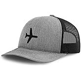 Richardson Mesh Cap Hat Embroidered Airplane Mode Embroidery Trucker Hats for Men & Women